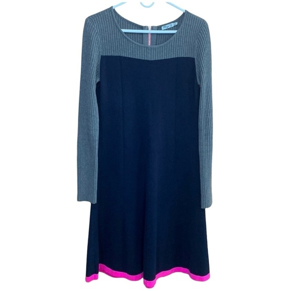 Eliza J Fit And Flare Sweater Dress - Picture 1 of 5